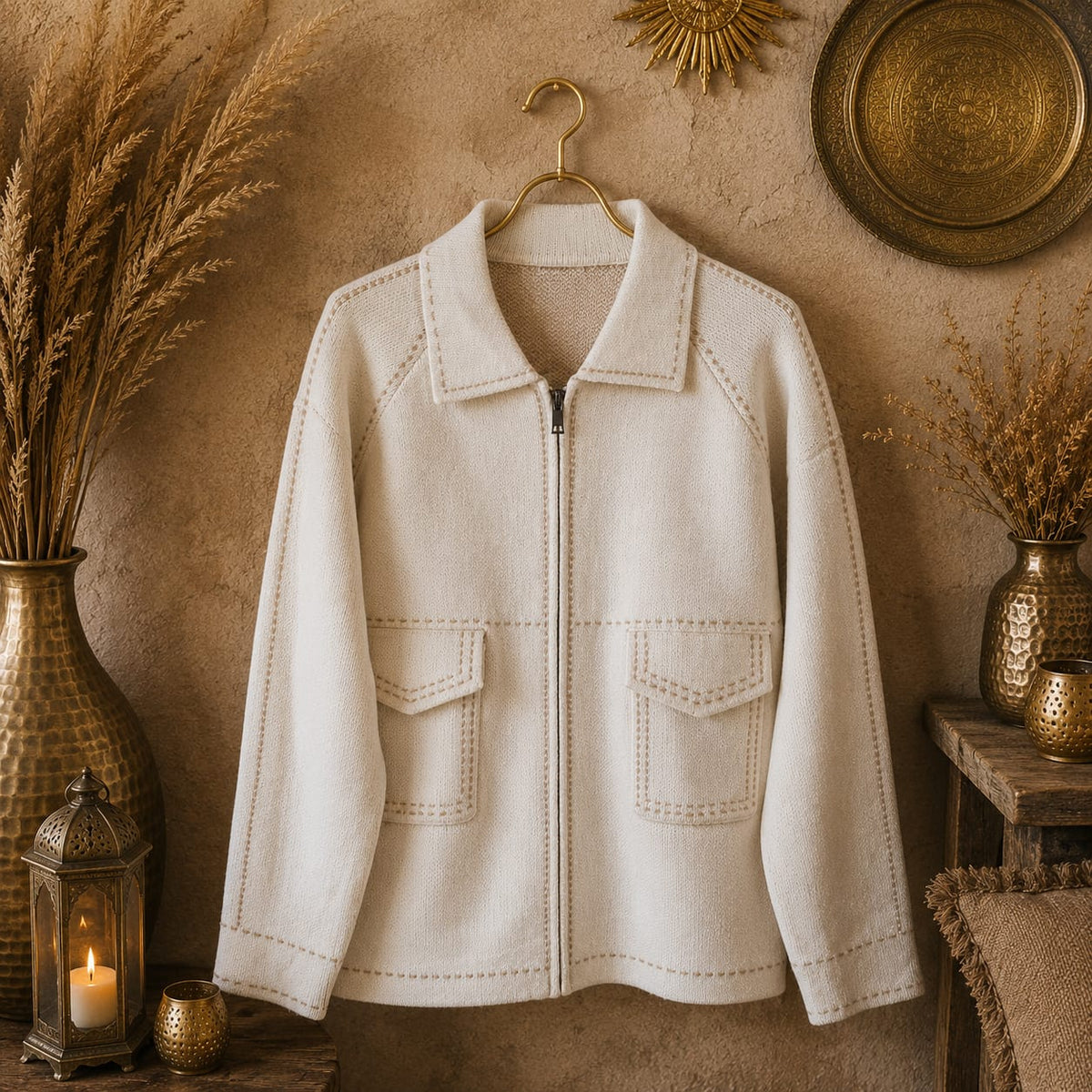 GILET UNI ZIPPÉ