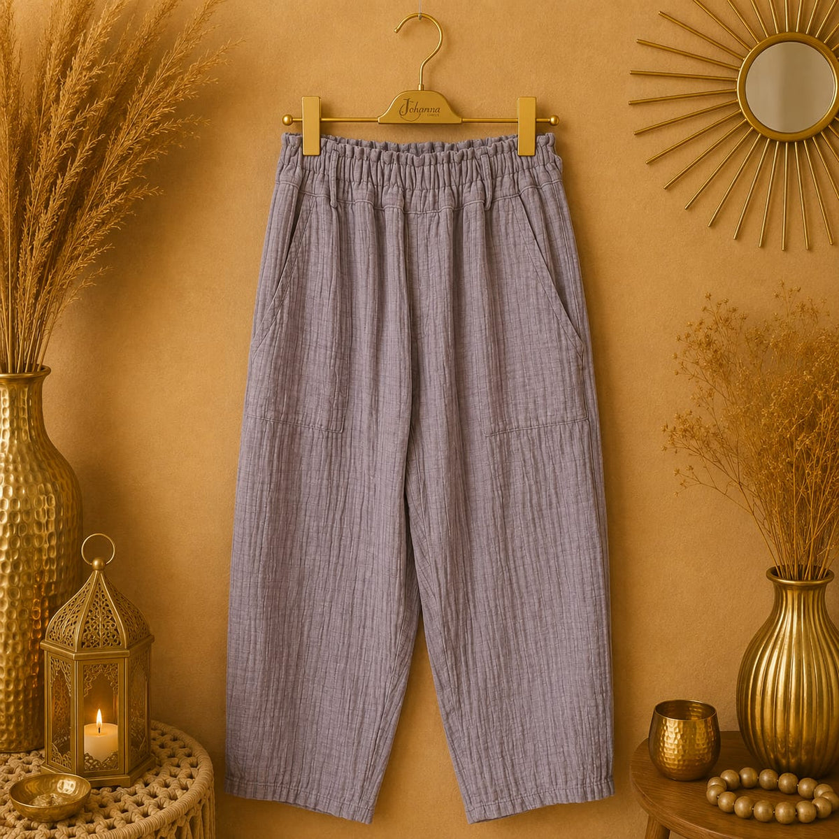PANTALON POCHES PLAQUÉES