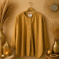 BLOUSE UNIE COL ROND