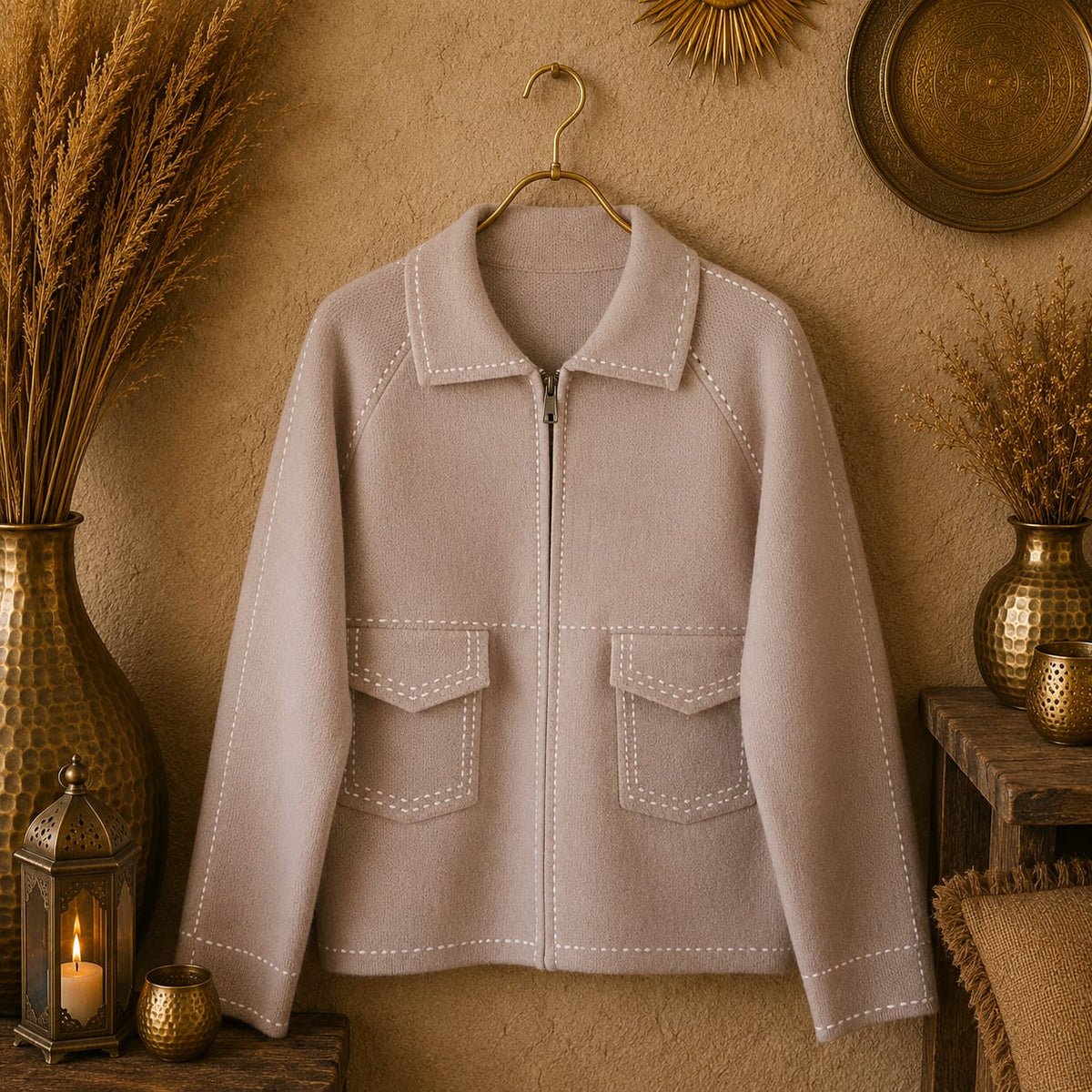 GILET UNI ZIPPÉ