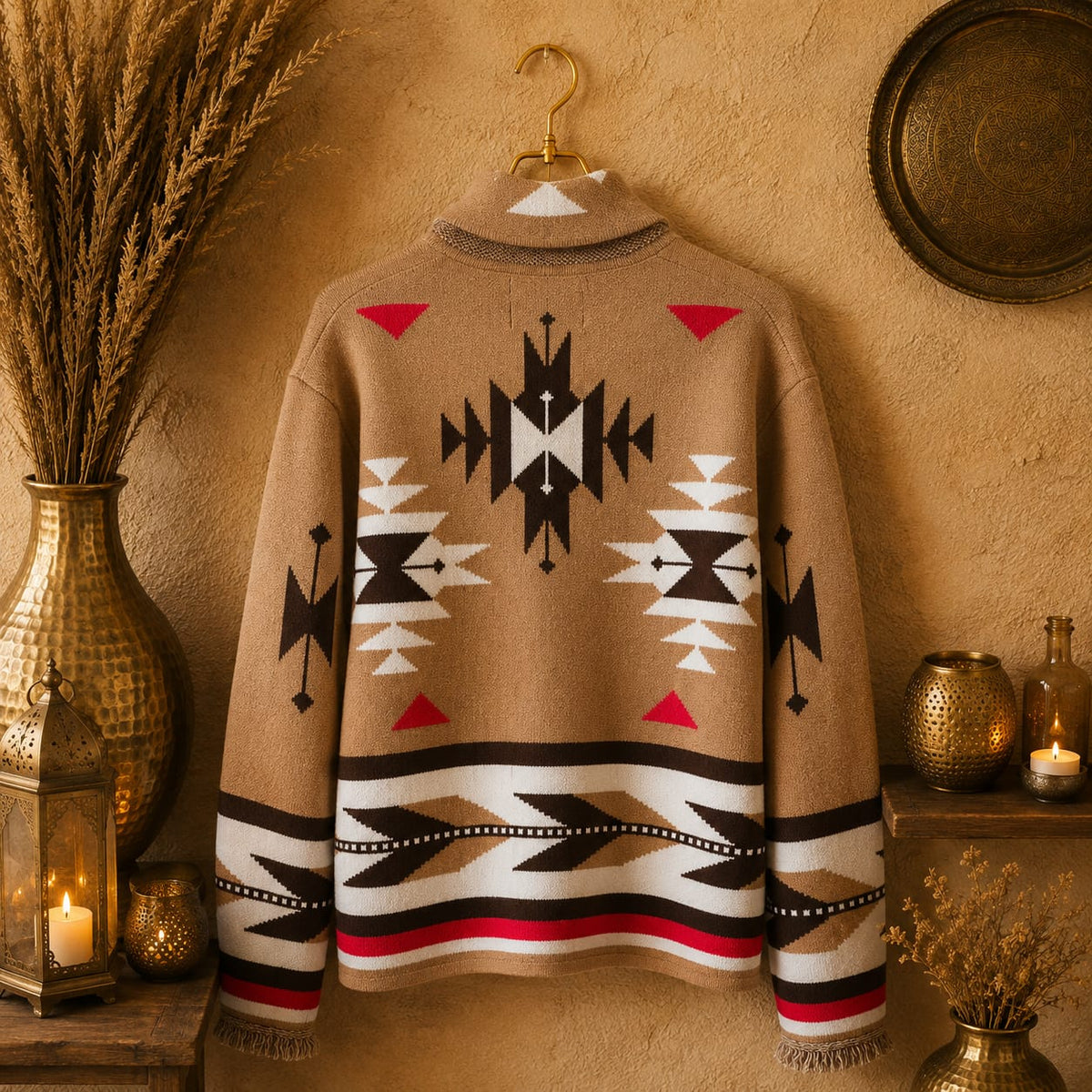 GILET À MOTIFS