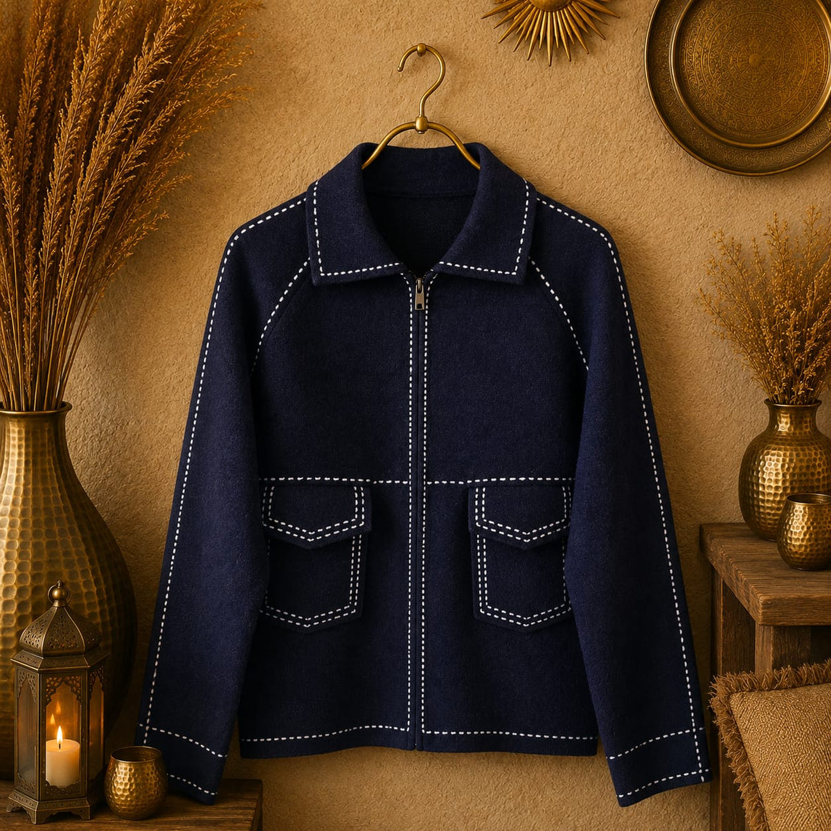 GILET UNI ZIPPÉ