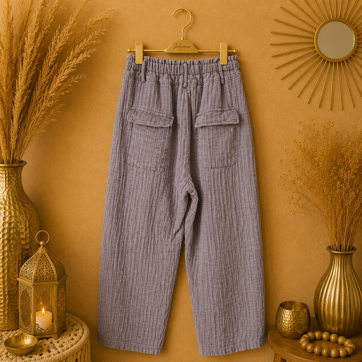 PANTALON POCHES PLAQUÉES