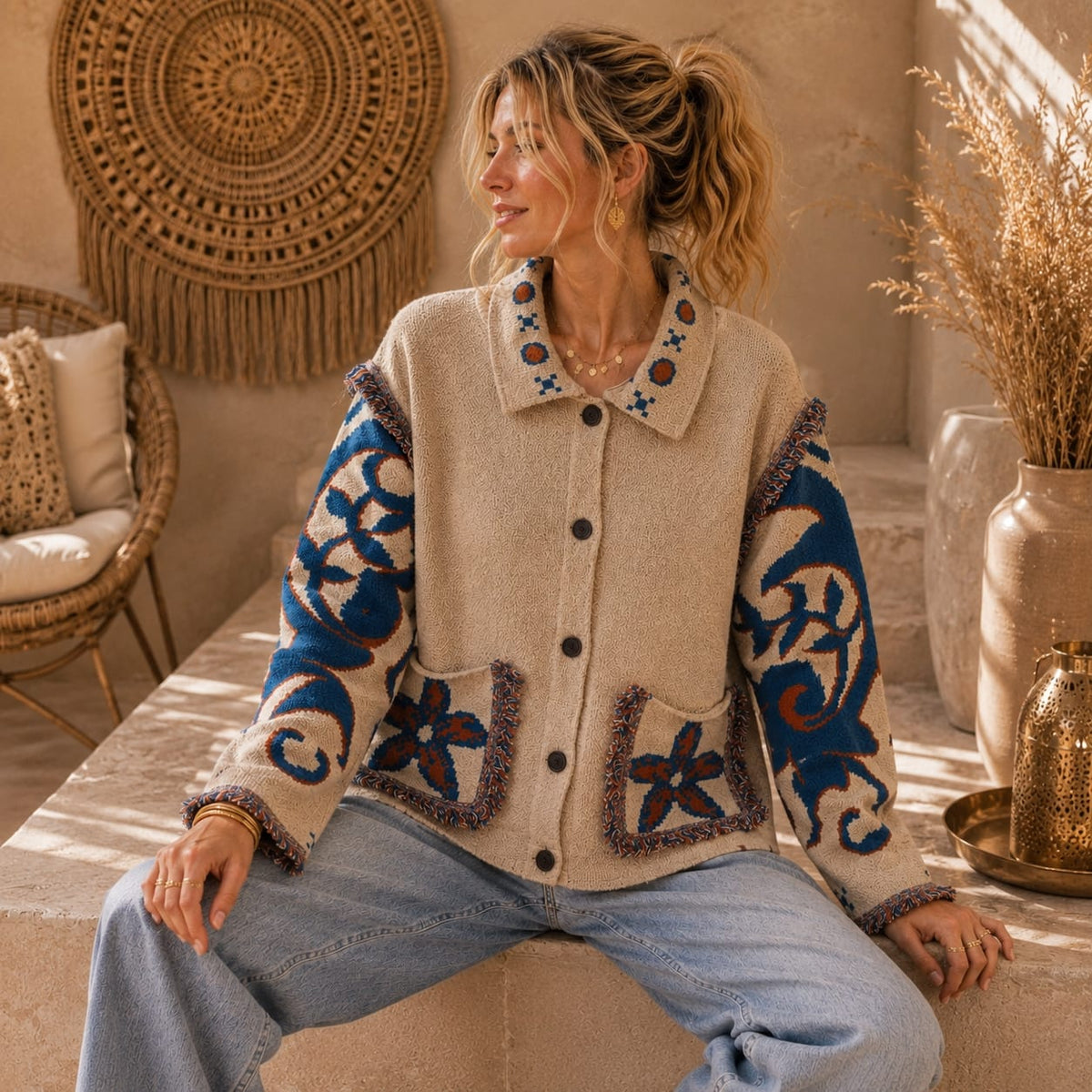 GILET MOTIF
