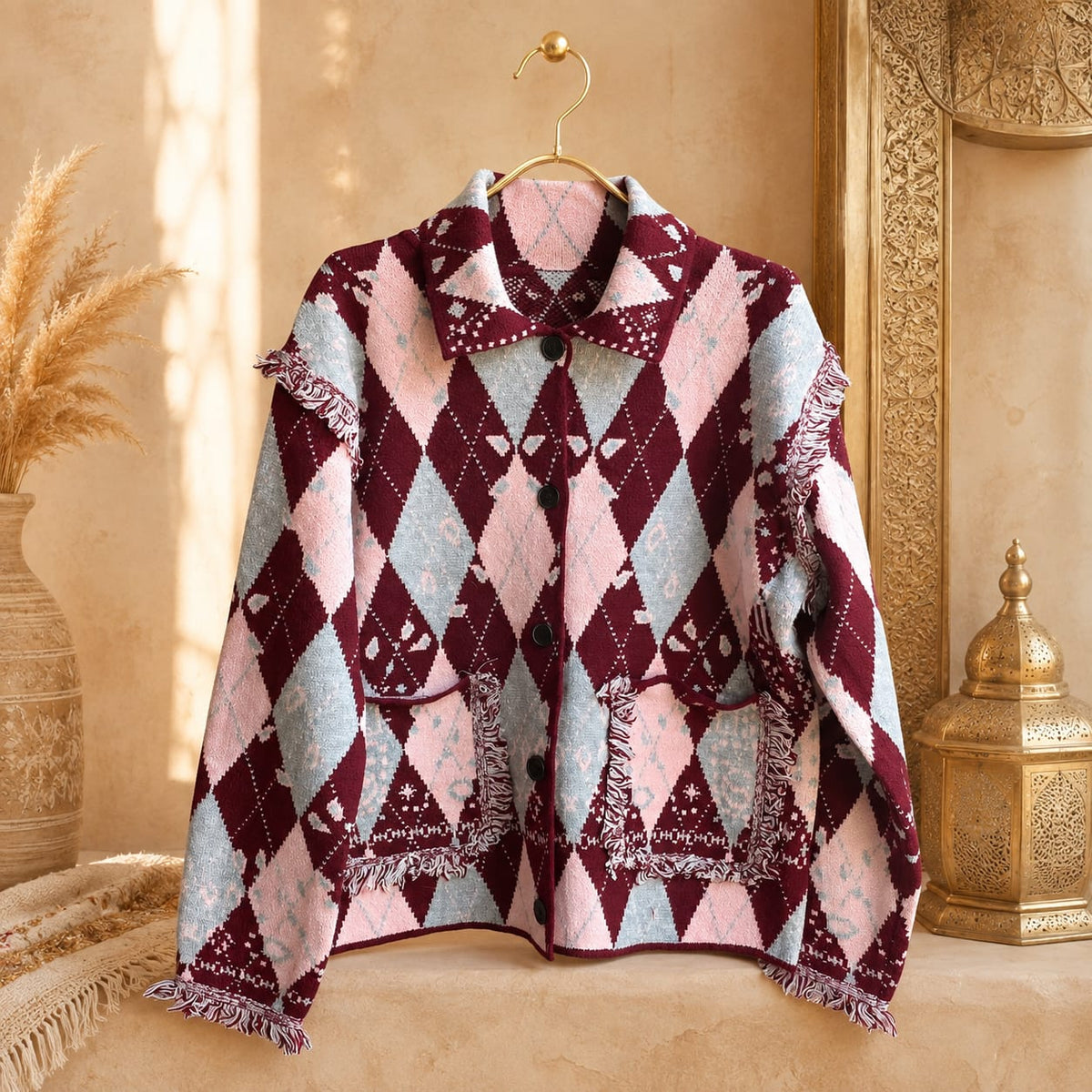 GILET JACQUARD