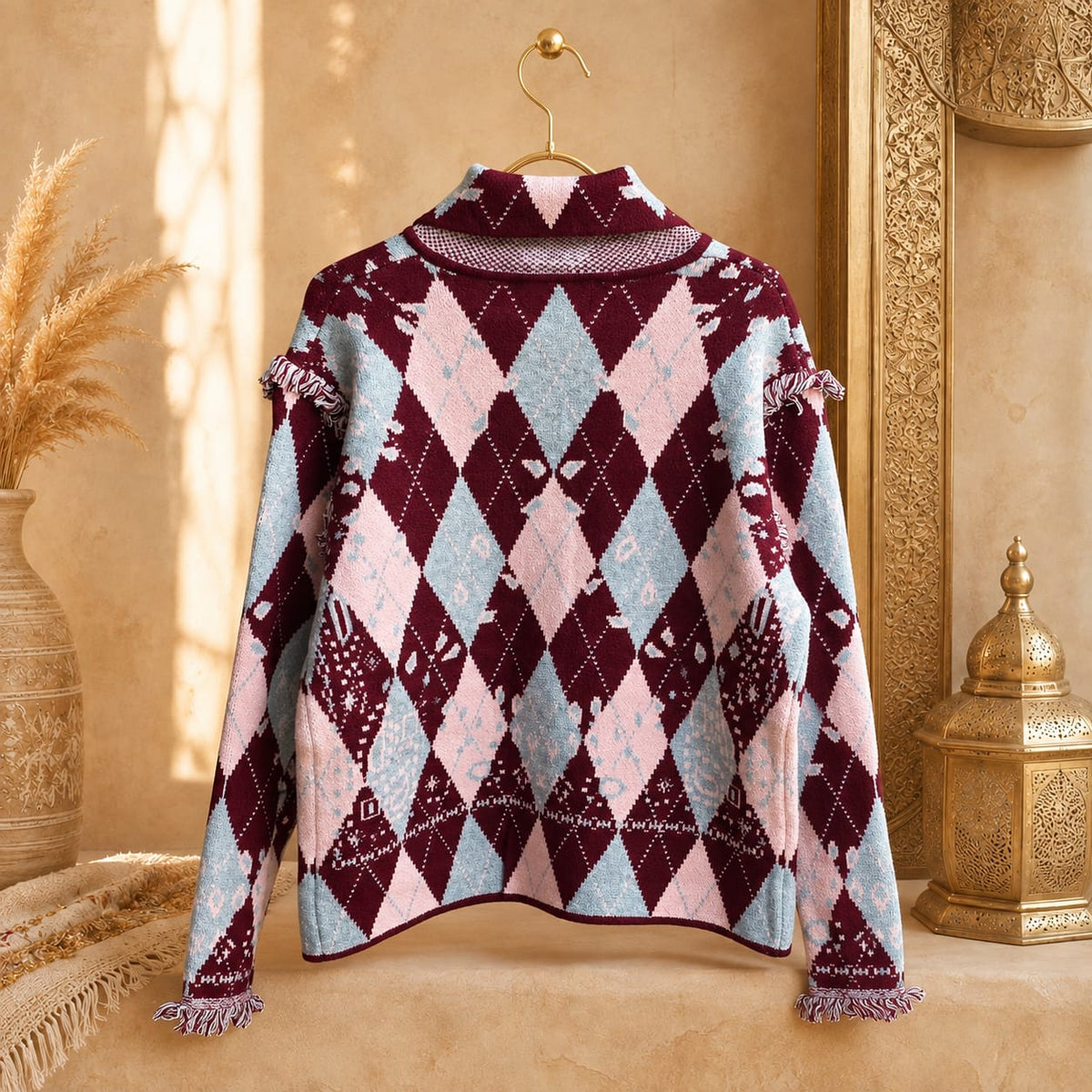 GILET JACQUARD