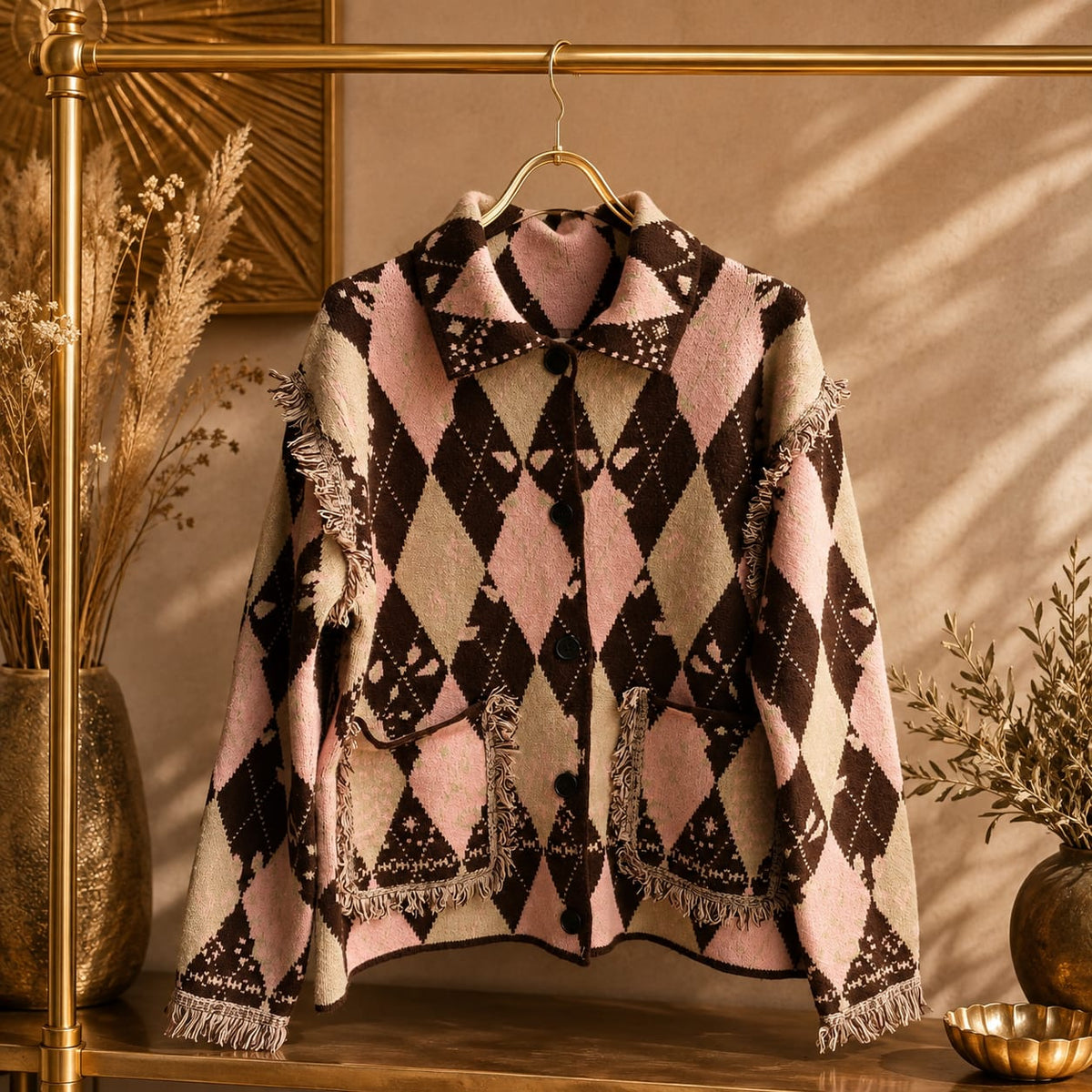 GILET JACQUARD