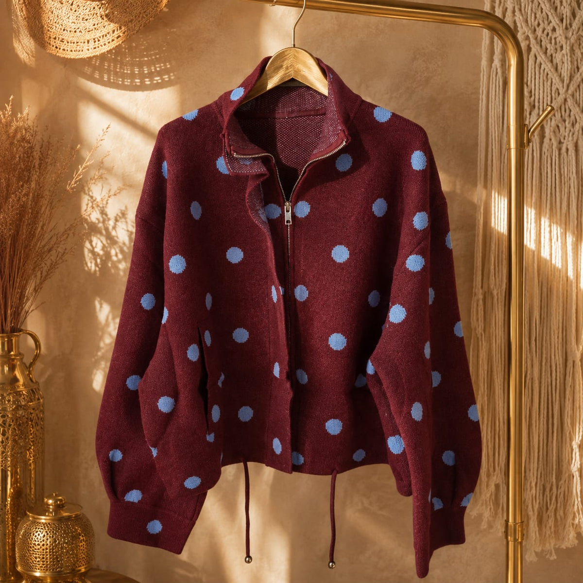 GILET POIS