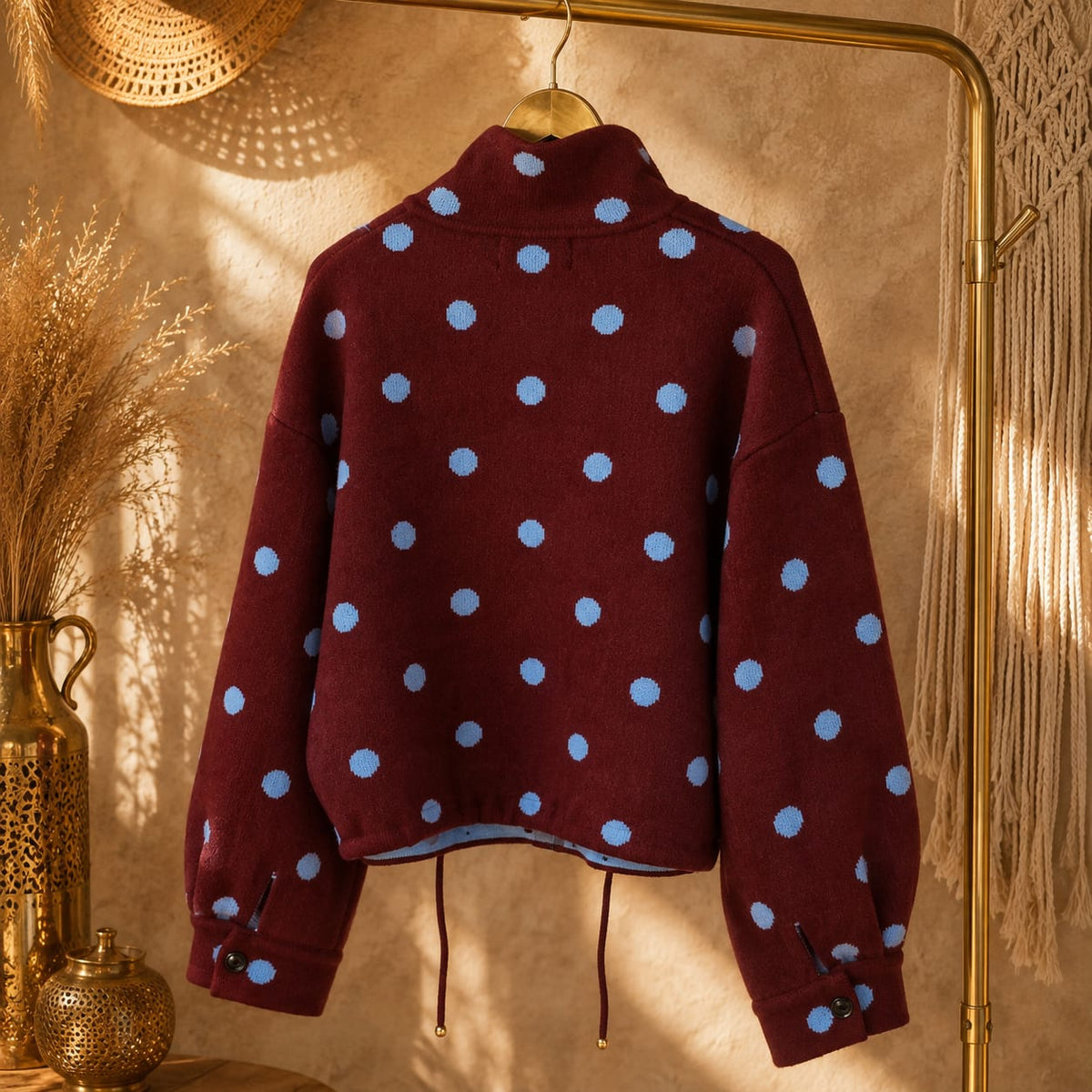 GILET POIS