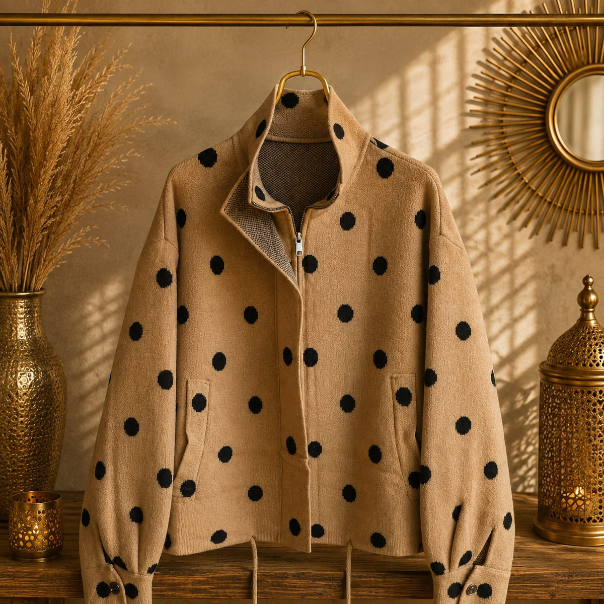 GILET POIS