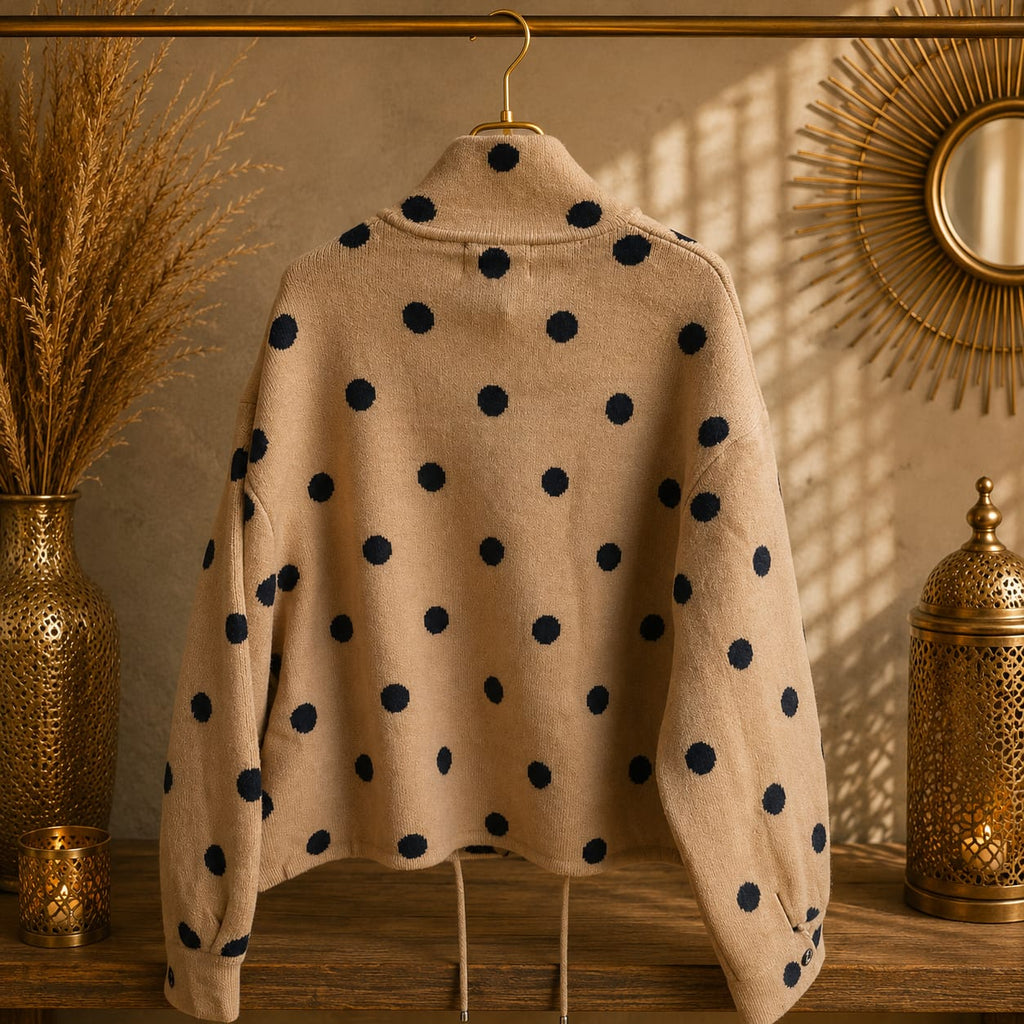 GILET POIS