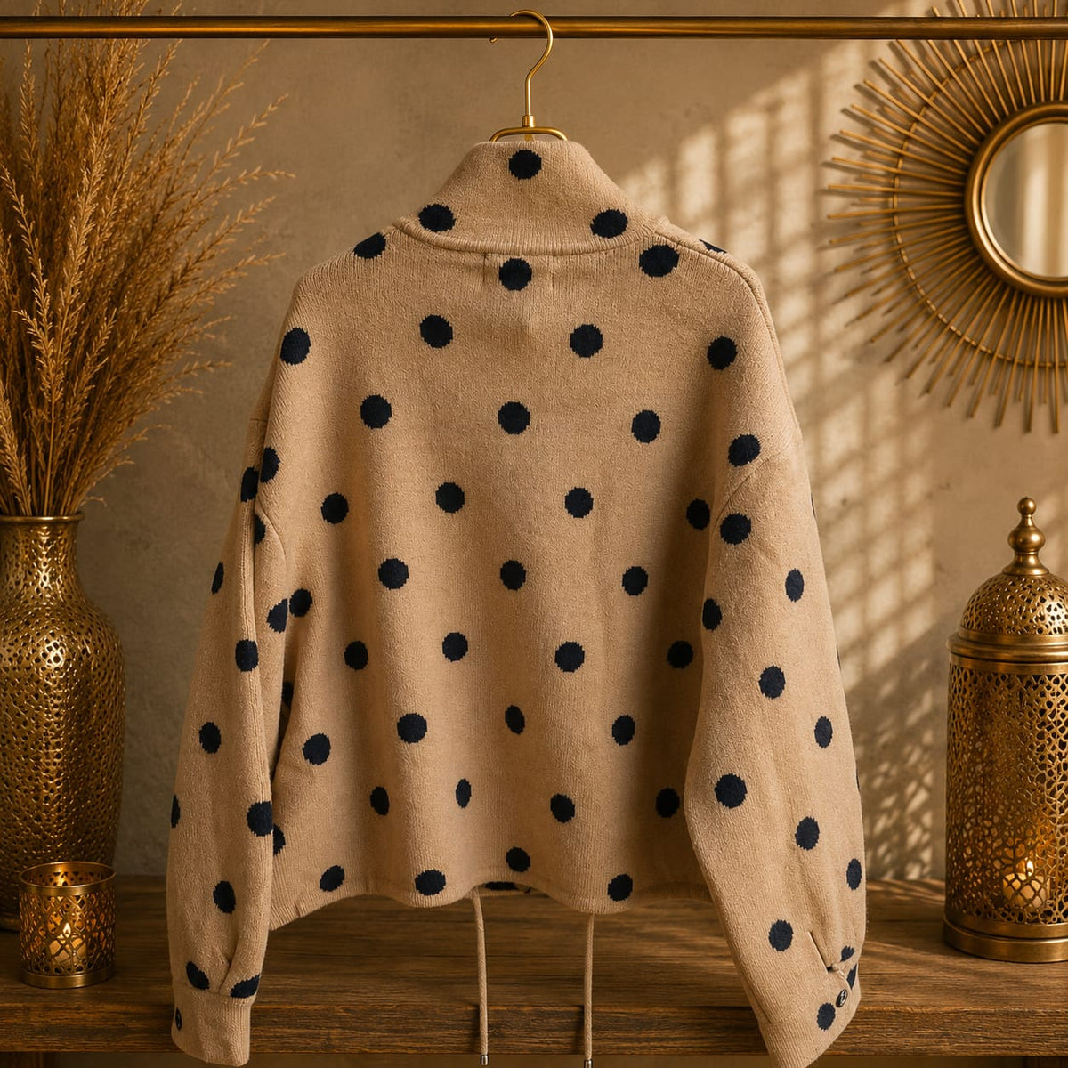 GILET POIS