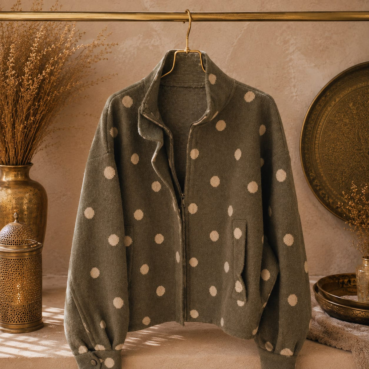 GILET POIS
