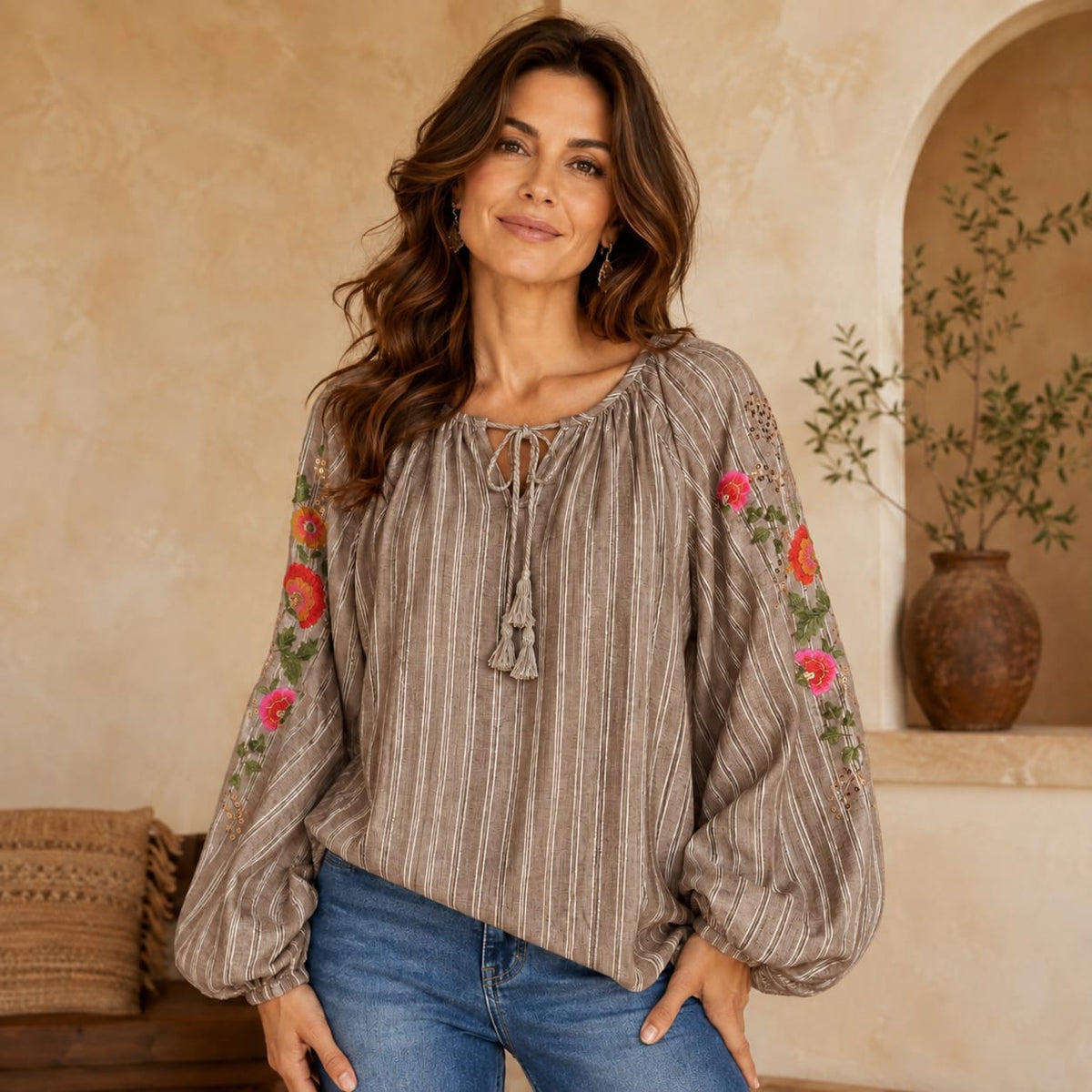 BLOUSE BRODÉE