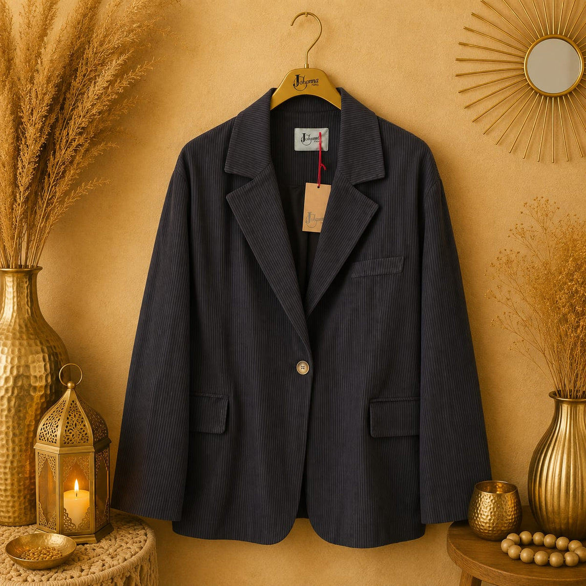 VESTE OVERSIZE RAYÉE