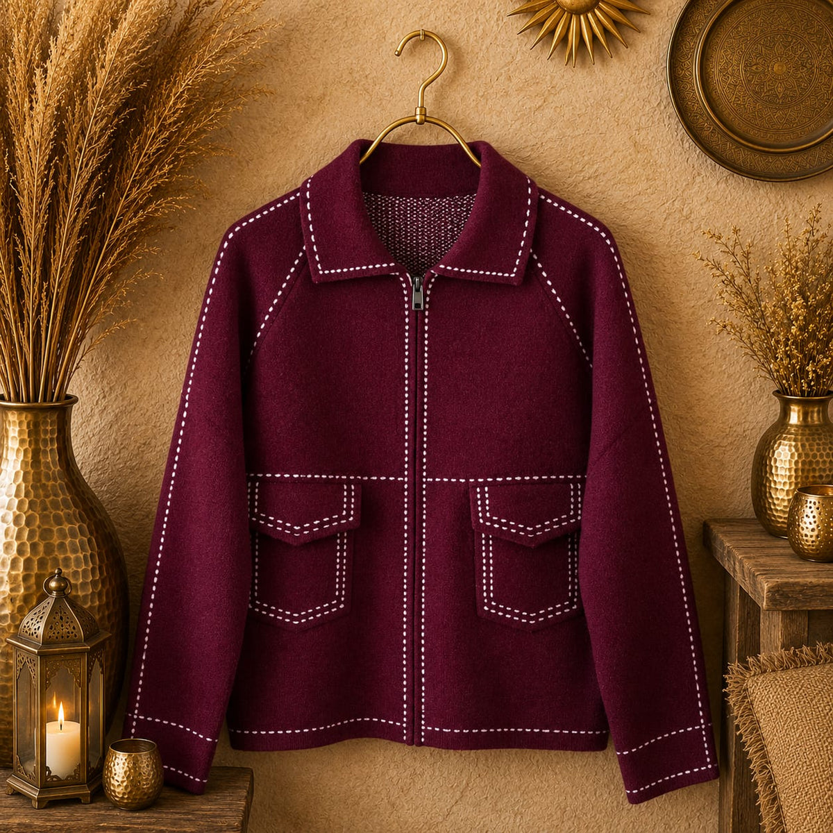 GILET UNI ZIPPÉ