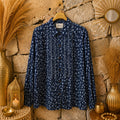 CHEMISE JEAN  À FLEURS