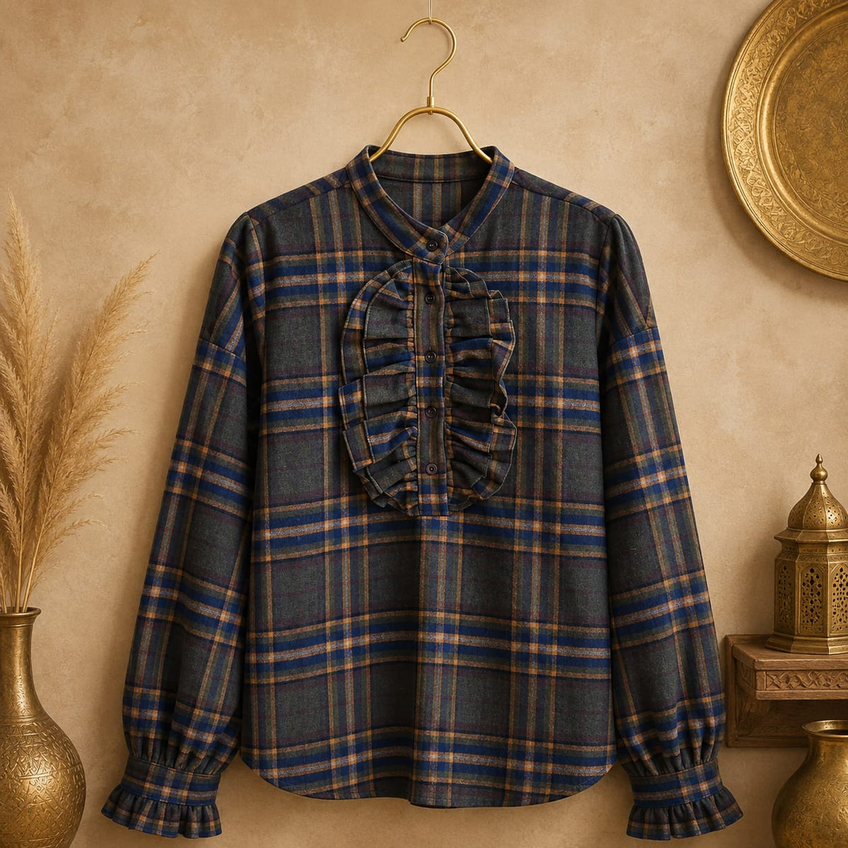 BLOUSE CARREAUX