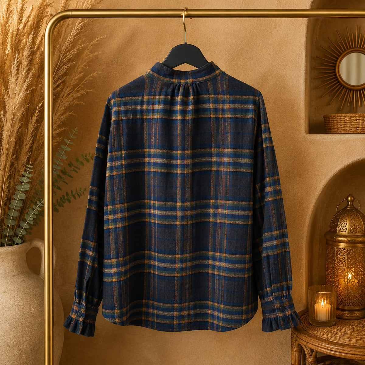 BLOUSE CARREAUX