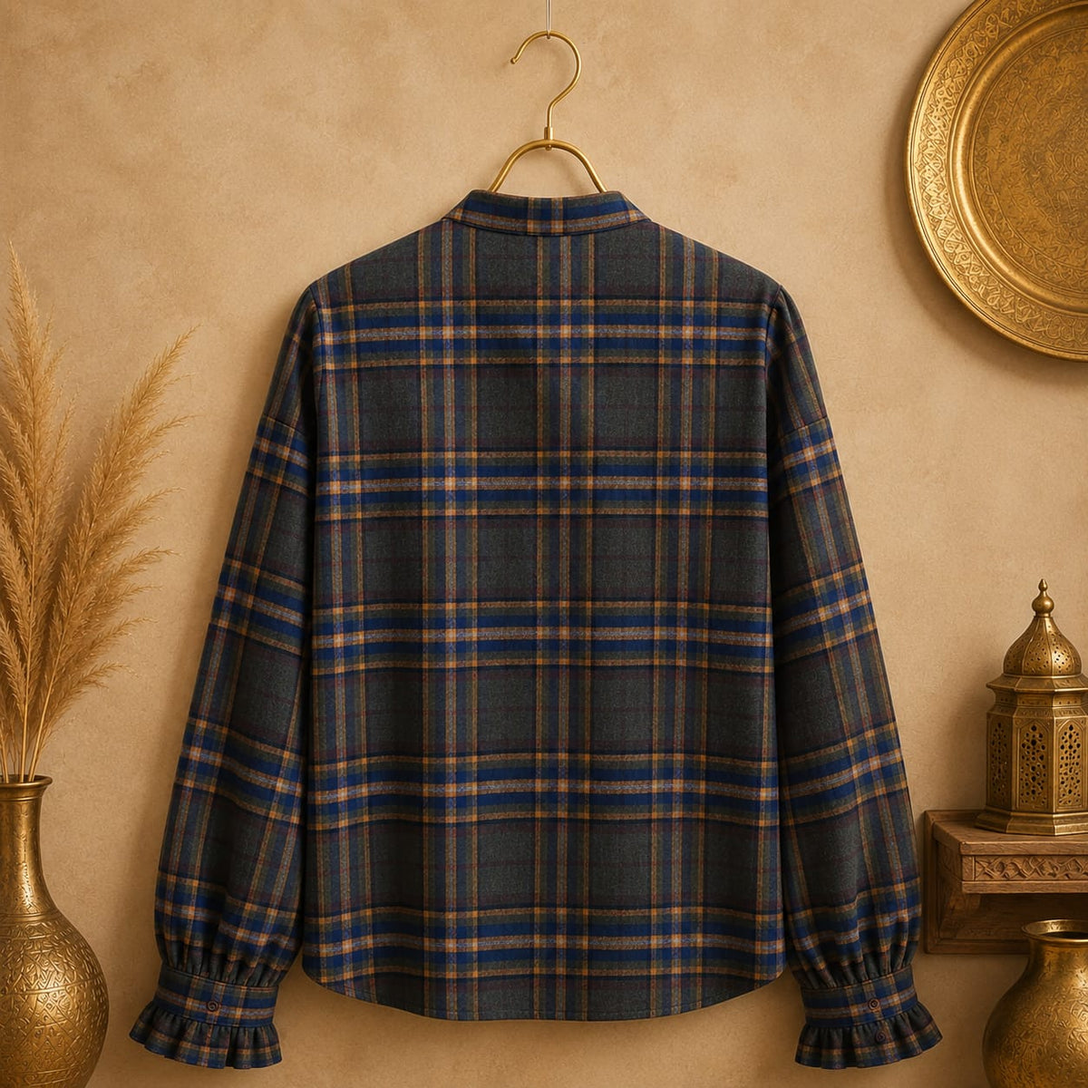 BLOUSE CARREAUX