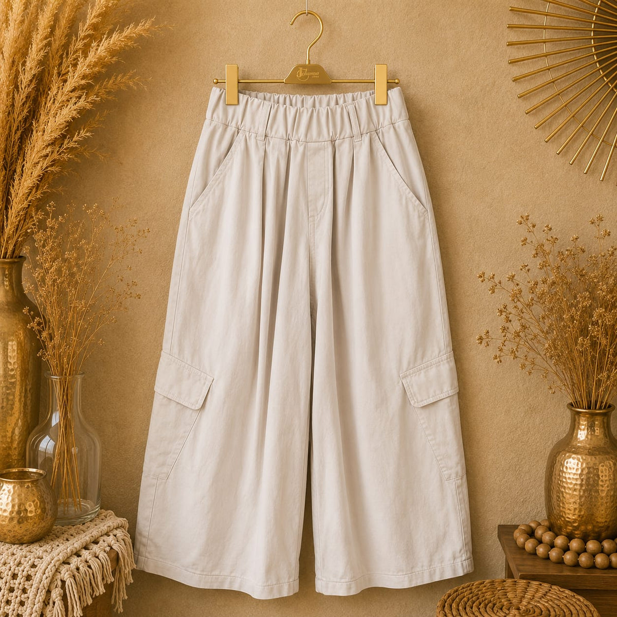 PANTALON LARGE CARGO