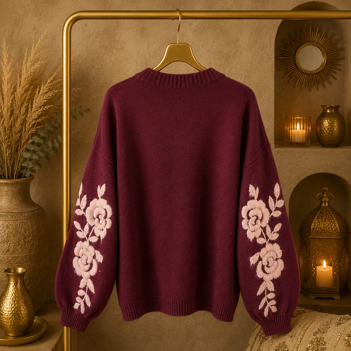 PULL BRODÉ