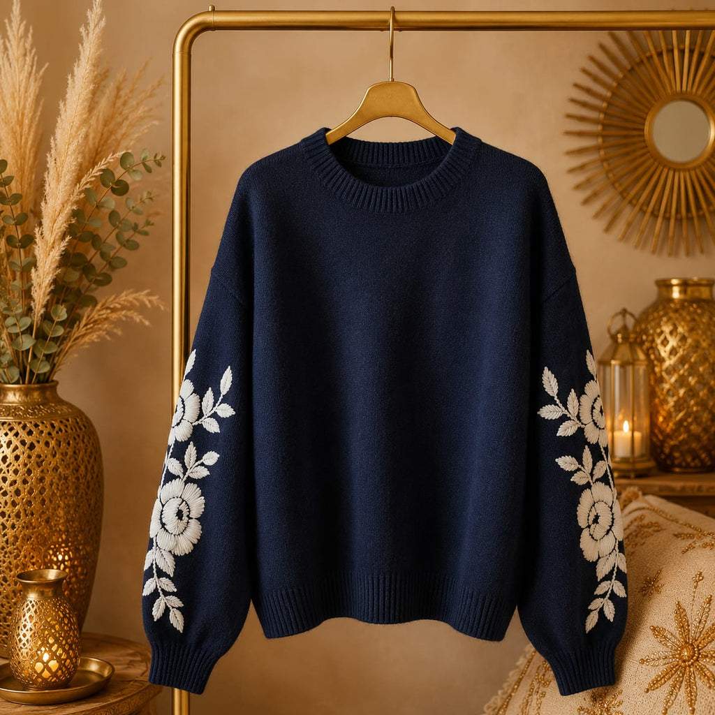 PULL BRODÉ