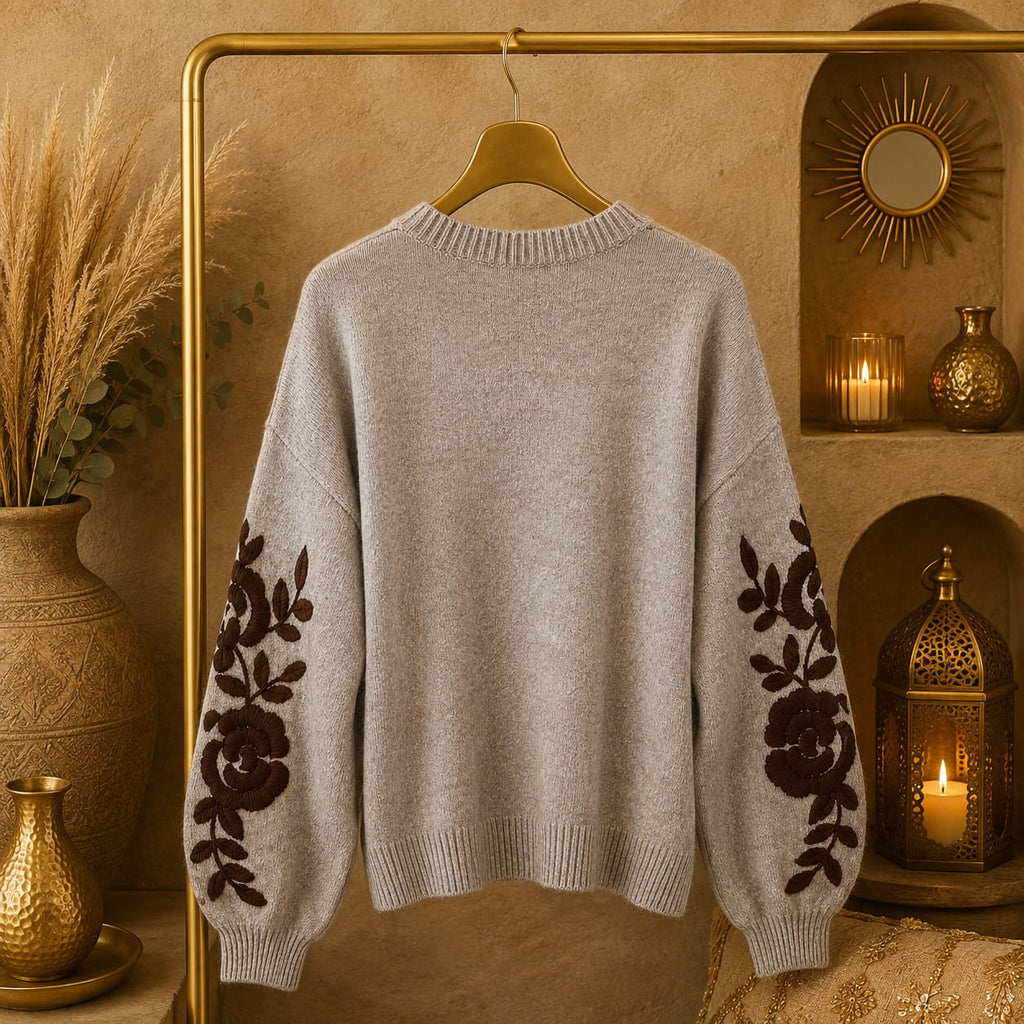 PULL BRODÉ