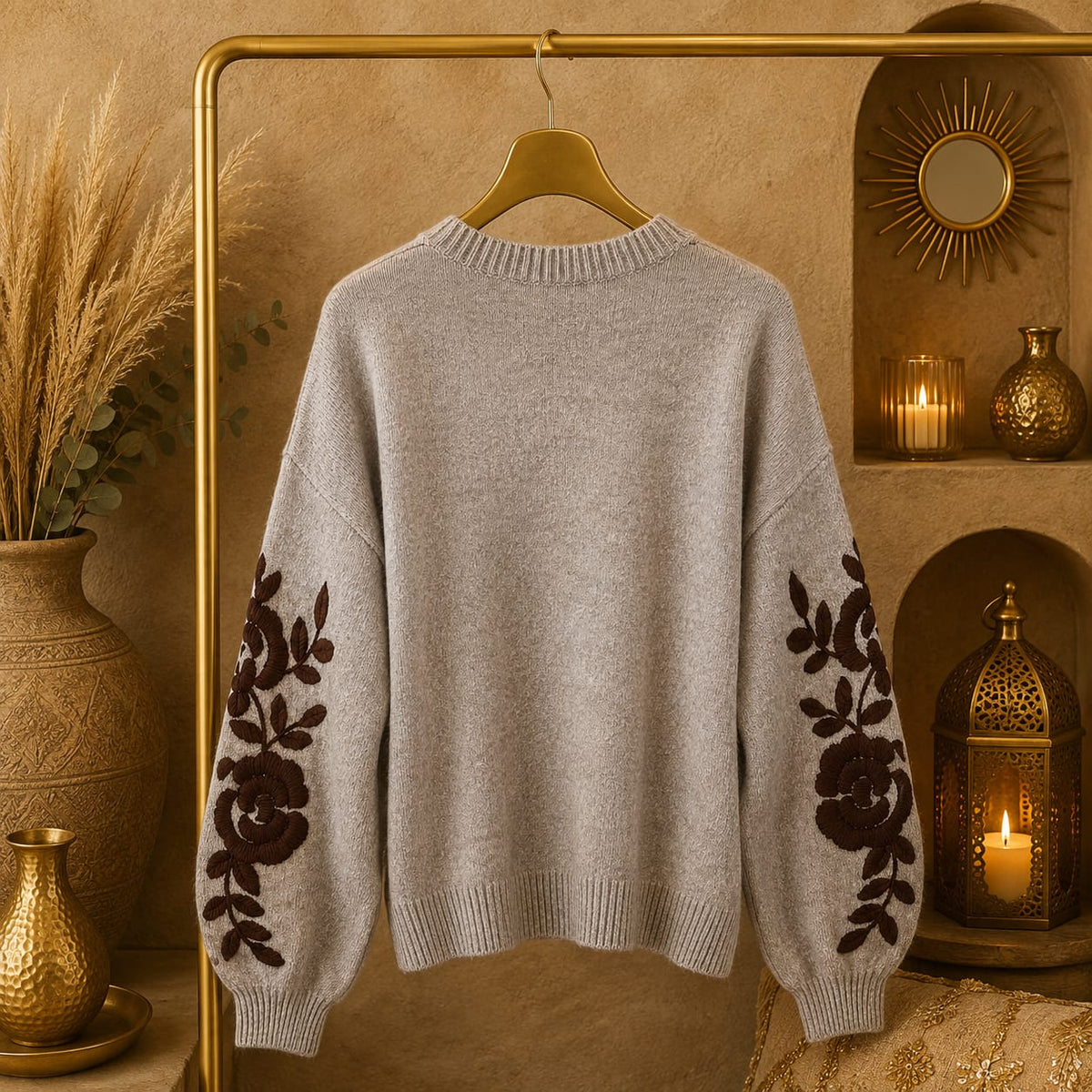 PULL BRODÉ
