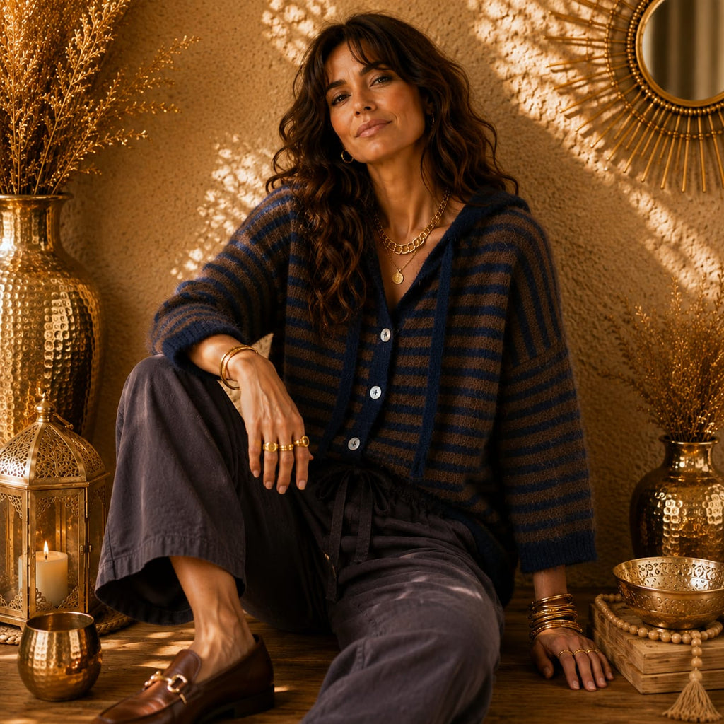 GILET À CAPUCHE