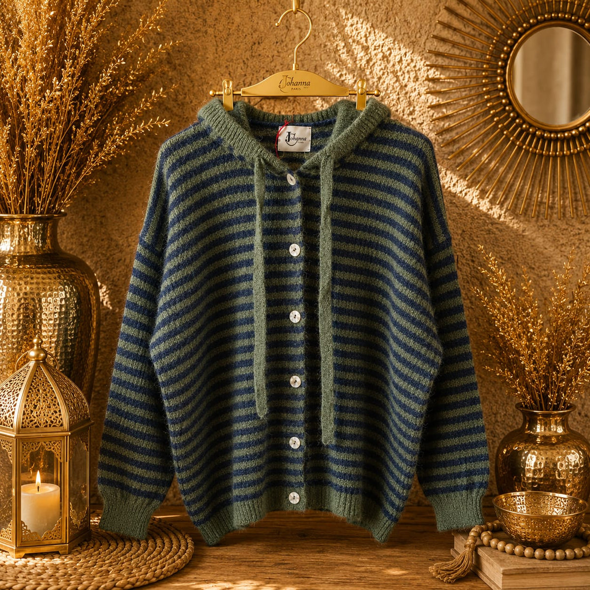 GILET À CAPUCHE