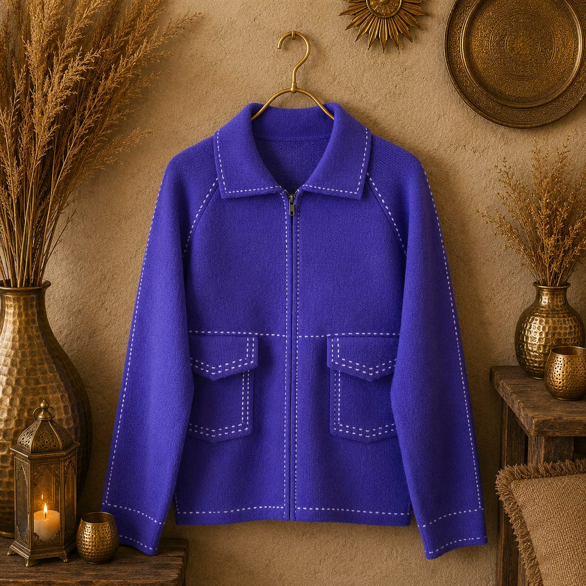 GILET UNI ZIPPÉ
